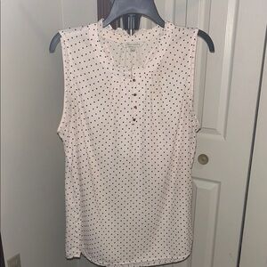 41 Hawthorn Sleeveless Polka Dot Blouse